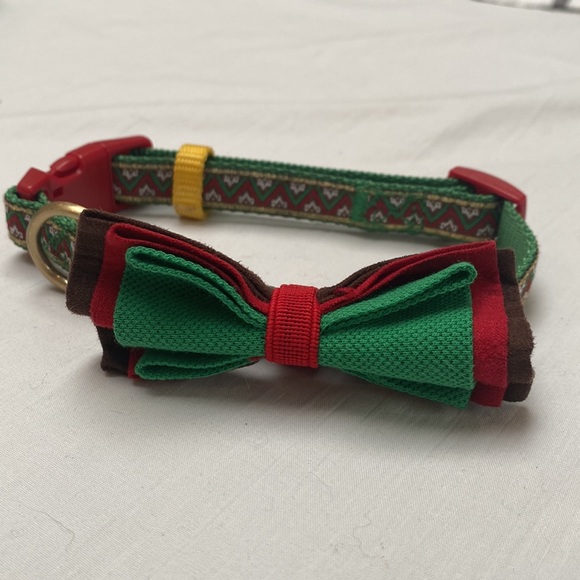 Dog Christmas sweater, and collar - Picture 3 of 7